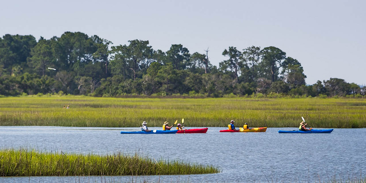 kayak team building