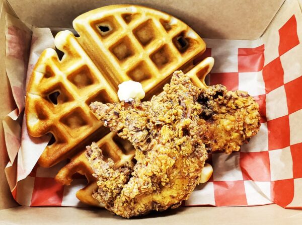 Big Al's Chicken Shack chicken and waffles