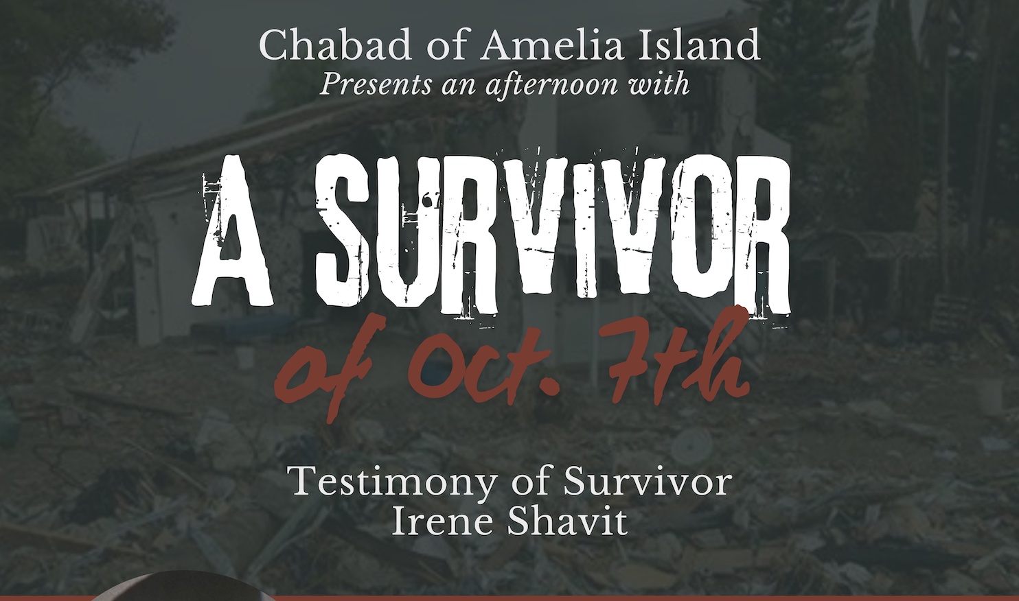 Chabad of Amelia Island presents An afternoon with a Survivor of October 7th