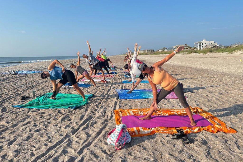 Beach Therapy, Yoga Therapy, or Both?