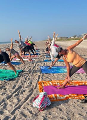 Deb Cunningham Yoga stretching