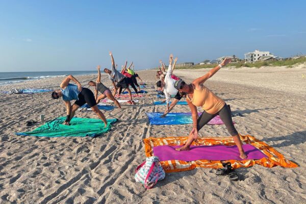 Deb Cunningham Yoga stretching