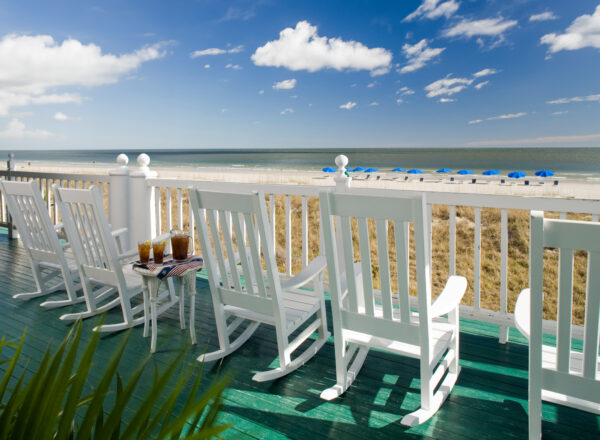 outdoor white chairs