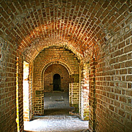 inside Fort Clinch