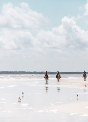 Horseback riding on Amelia Island beach