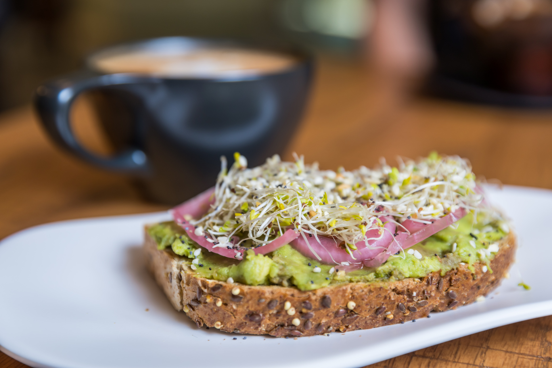Kismet Coffee avocado toast