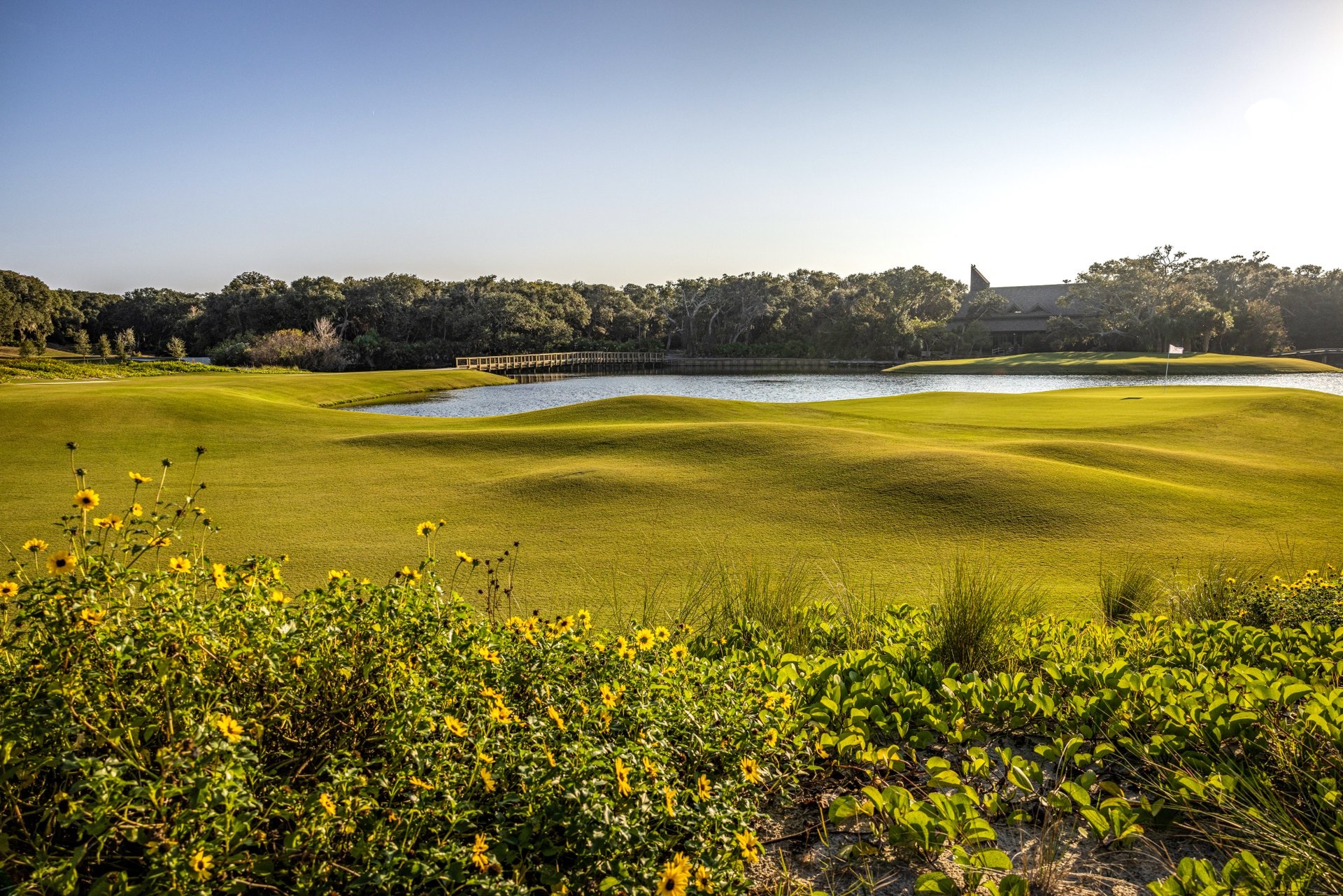 Little Sandy at Omni Amelia Island rolling golf course hills