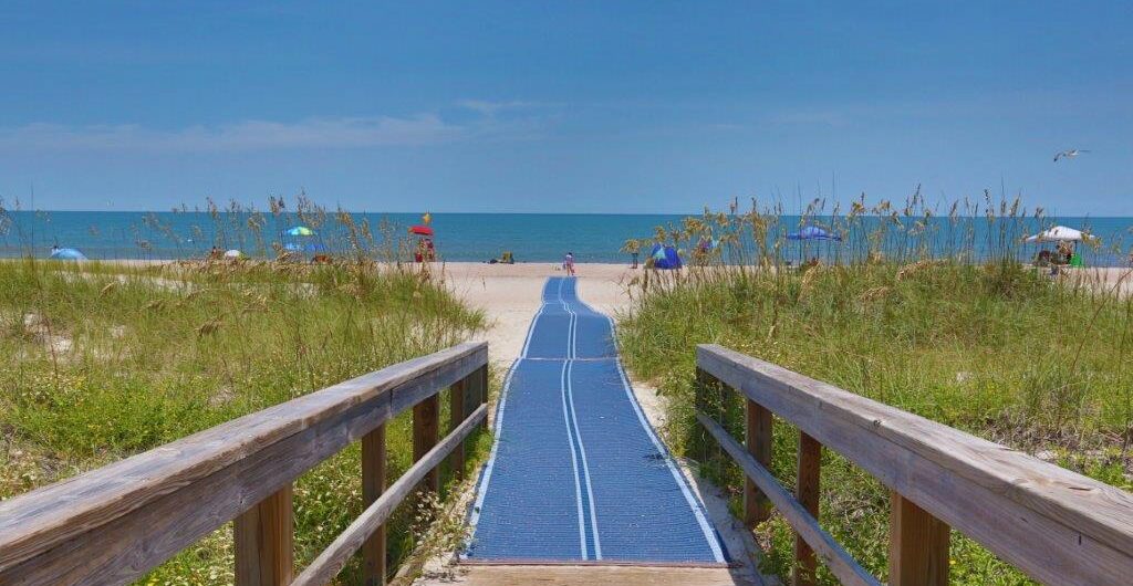 Main Beach Park walkway