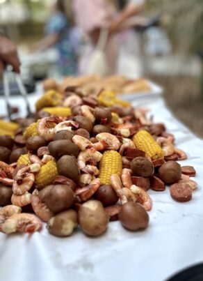 New South Fernandina Beach Catering and Food Truck corn and potatoes