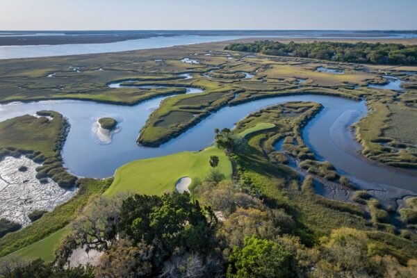 Oak Marsh 16th green and marsh