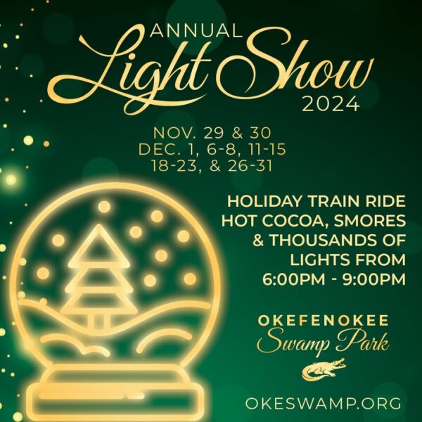 Okefenokee Swamp Holiday Light Show 2024