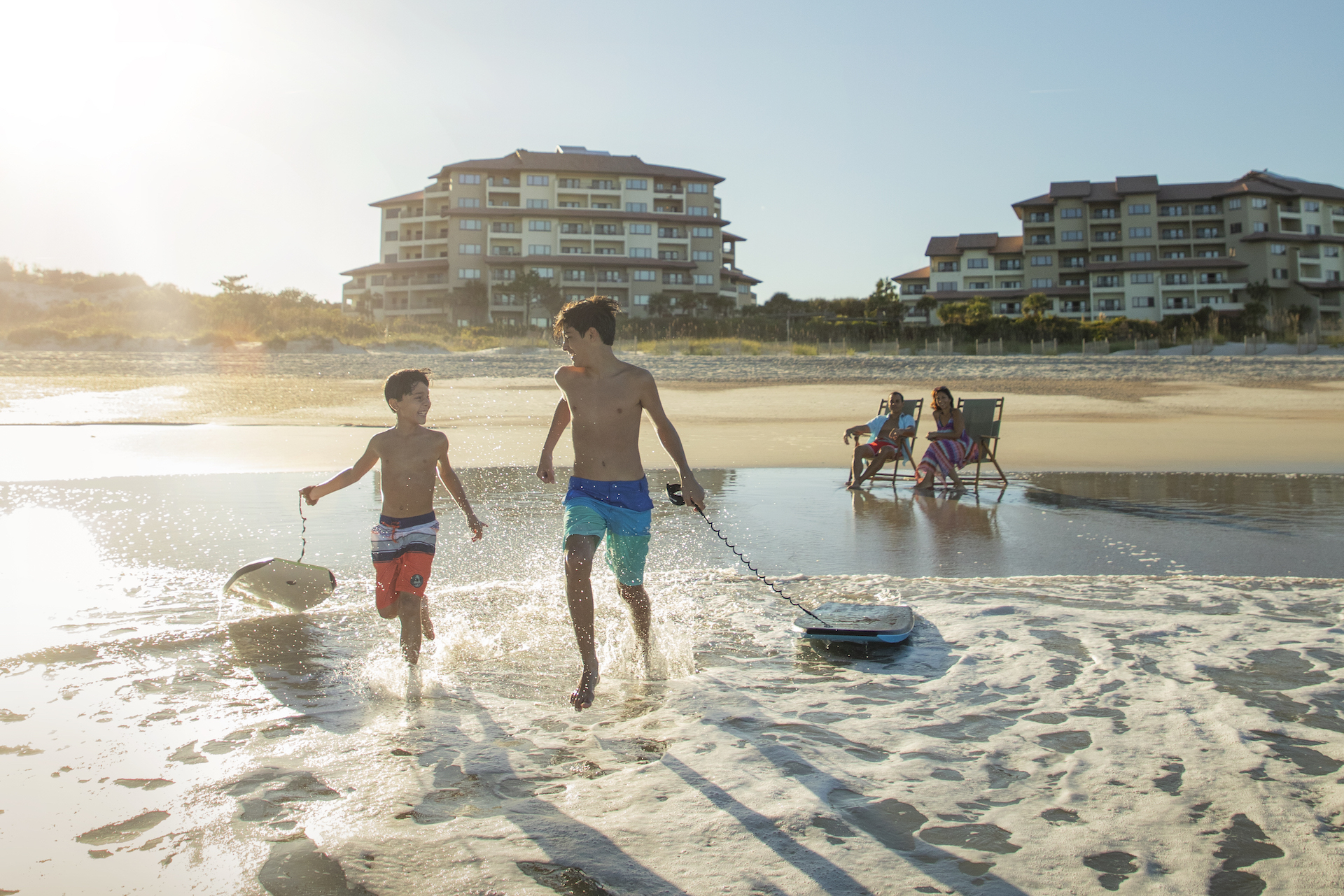 Omni Amelia Island Resort kids on beach