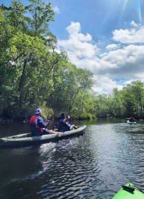 Paddle Jax outdoors