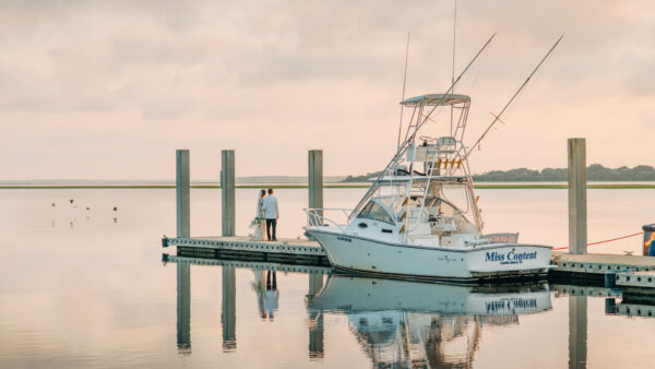 Amelia Island Boat Wedding Photography by Page Teahan