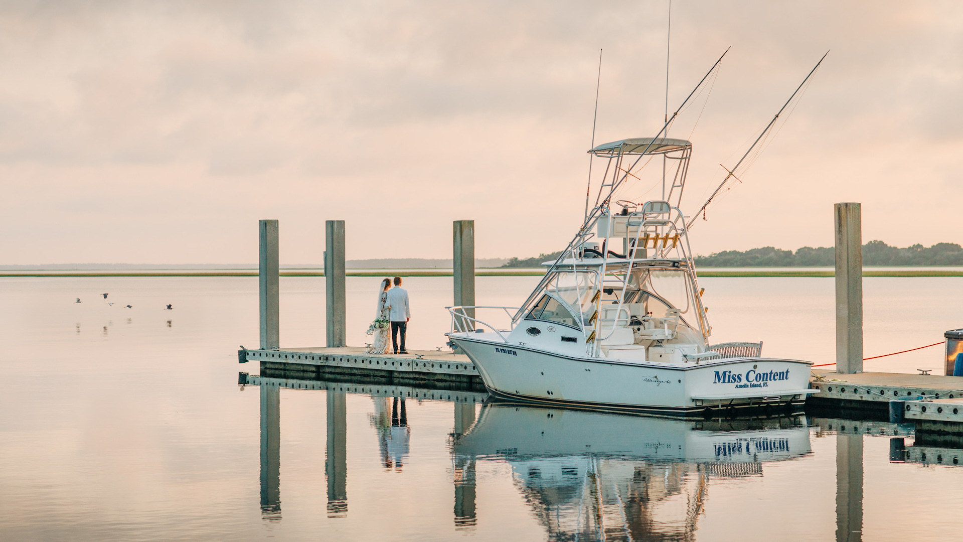 Amelia Island Boat Wedding Photography by Page Teahan