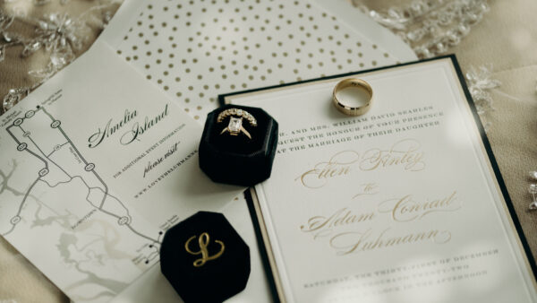 Wedding Invitation photo by Page Teahan Photography