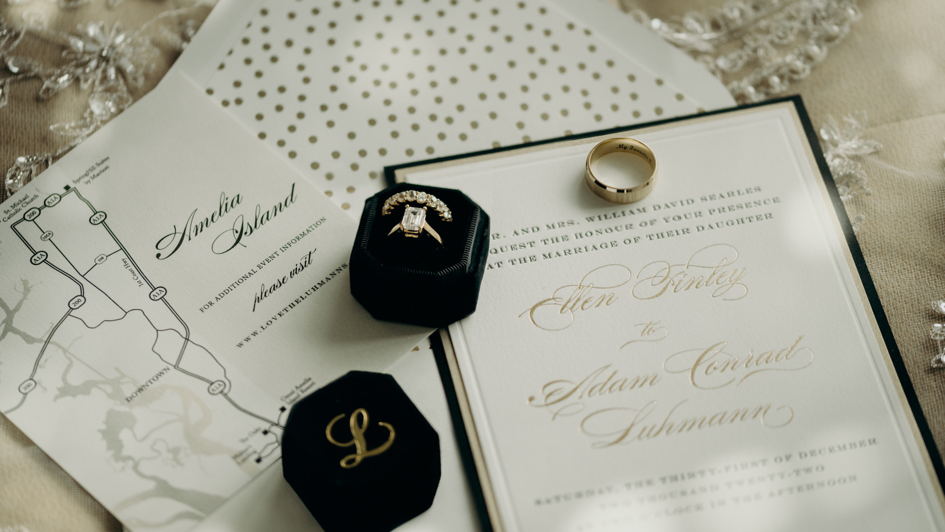 Wedding Invitation photo by Page Teahan Photography