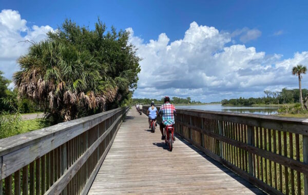 wooden boardwalk