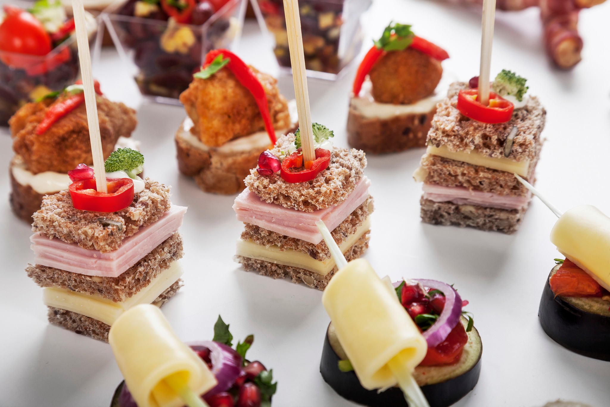 Cottontail Tea Party appetizers