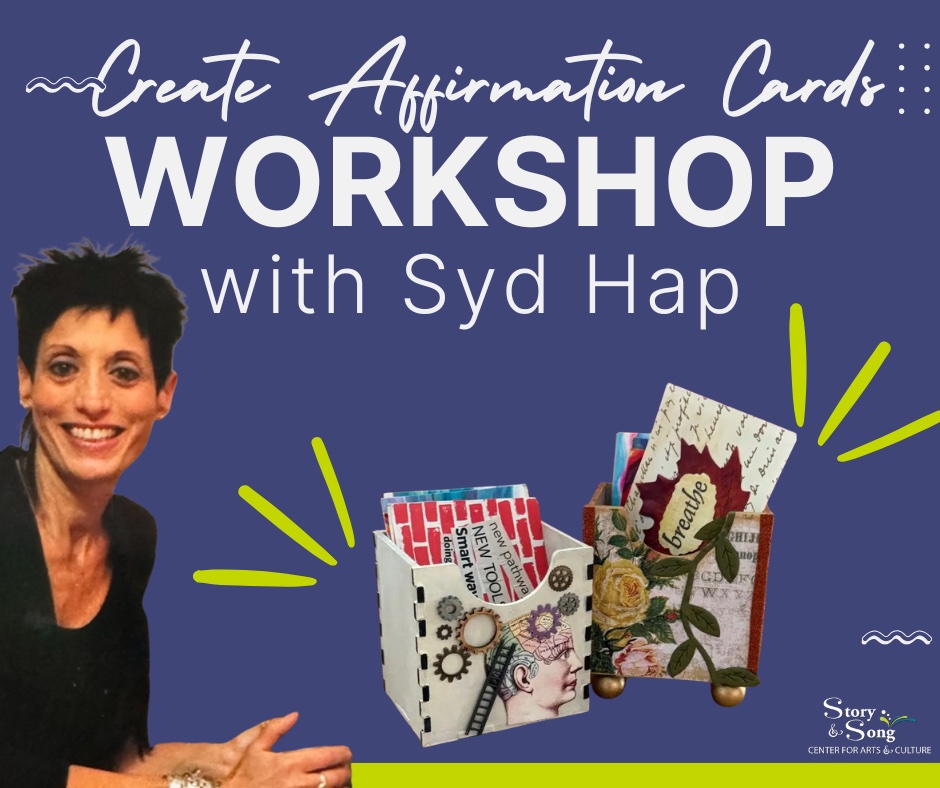 Create Affirmation Cards Workshop with Syd Hap