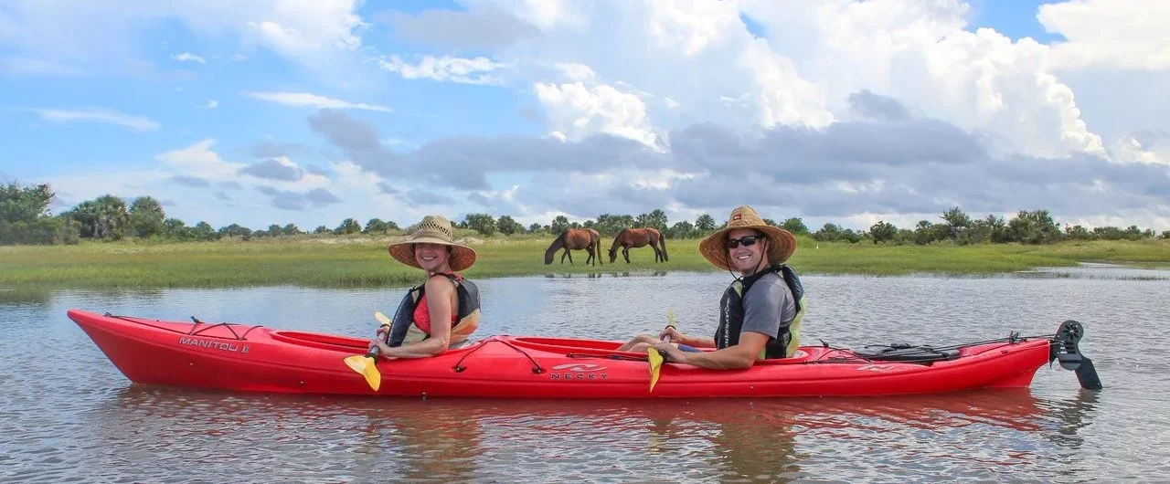 kayaking outdoors