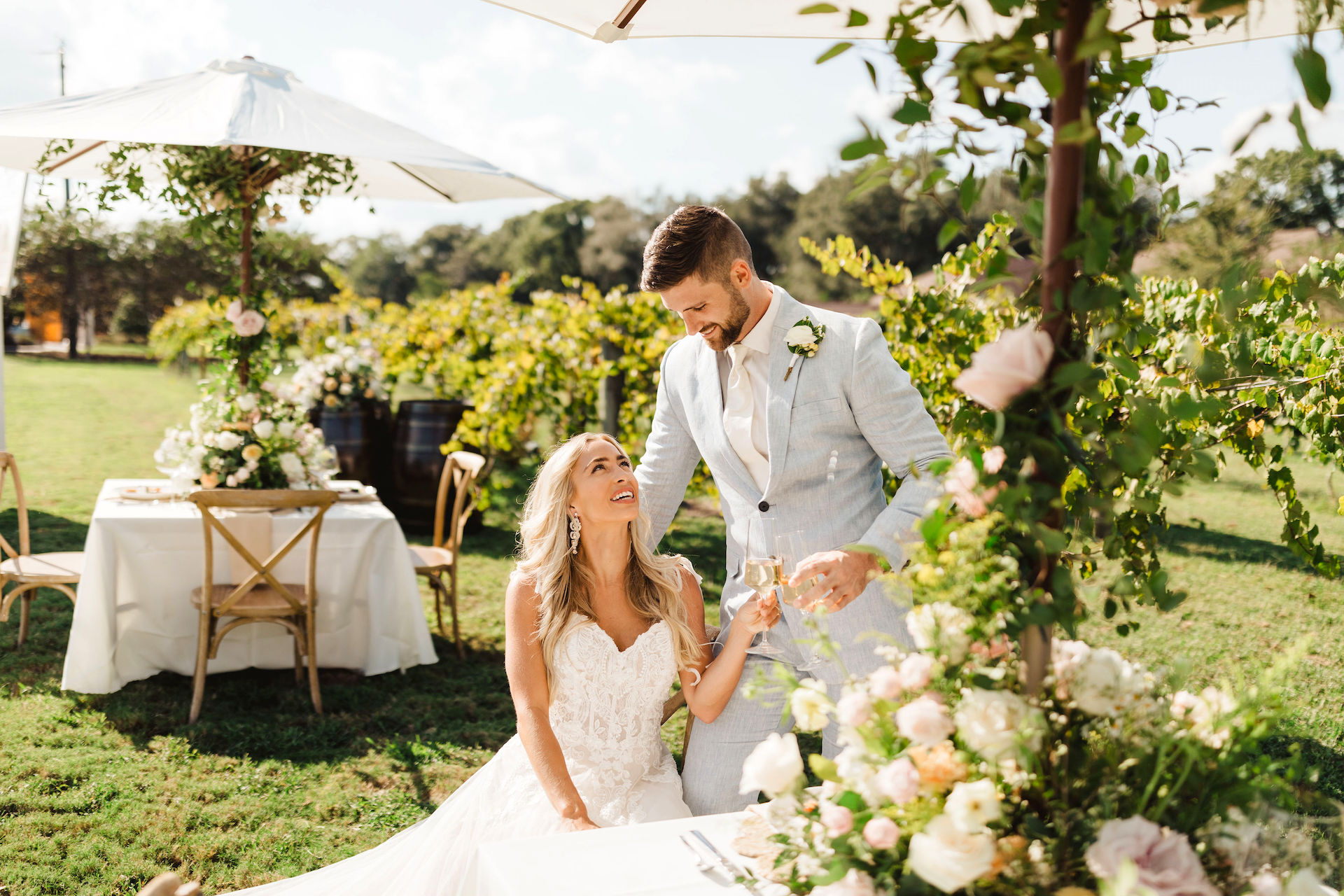 Tuscan Rose Vineyards staged photos