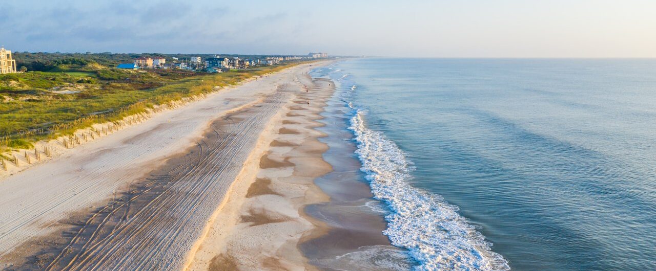 beach Deremer drone image