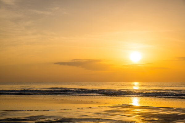 sunset over ocean